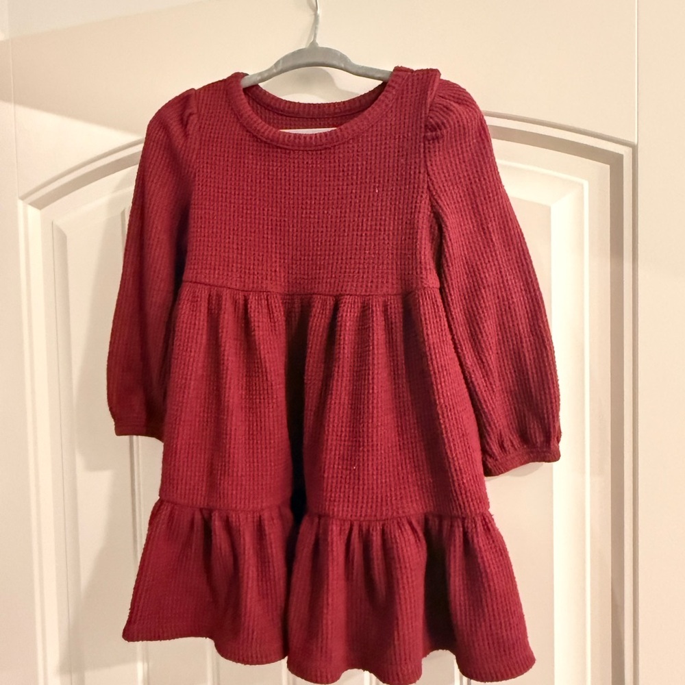 Cat & Jack Burgundy Knit Dress